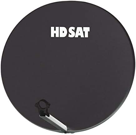 HDSAT Parabole Satellite Fibre Composite Gris Anthracite 75cm + Brides INOX Anti Corrosion Fiche Technique et Prix au Maroc