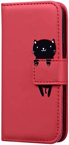 Auslbin Coque pour Samsung Galaxy A22 5G,Etui Samsung Galaxy A22 5G Cuir avec Magnetique,Housse Protection pour,Chat Rouge Fiche Technique et Prix au Maroc