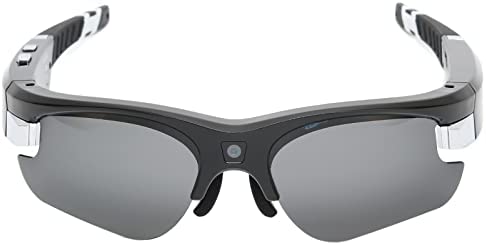 Lunettes de Soleil Vidéo Lunettes de Sport Caméra Action Caméra Vidéo Enregistreuse Full HD 1080P avec Objectif Polarisé Anti-UV Lunettes de Soleil avec Caméra pour Les Hommes Fiche Technique et Prix au Maroc