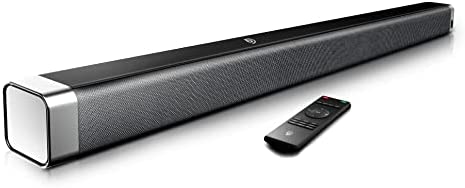 Générique Barre de Son 2.0 Canaux, 120 DB Haut-Parleur 37 Pouces Bluetooth 5.0 avec Basses Intégrées, DSP pour TV (avec Connexion AUX, USB, Optique) Home Cinéma, Fête Fiche Technique et Prix au Maroc
