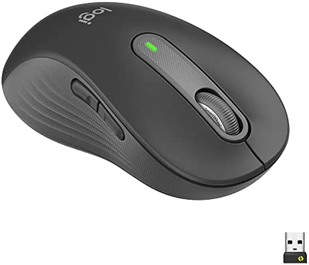 Logitech Signature M650 L Souris Sans Fil Grande Taille, Pour Mains Larges, Clics Silencieux, Boutons de Côtés Programmables, Bluetooth, Multi appareils compatible - Gris Fiche Technique et Prix au Maroc