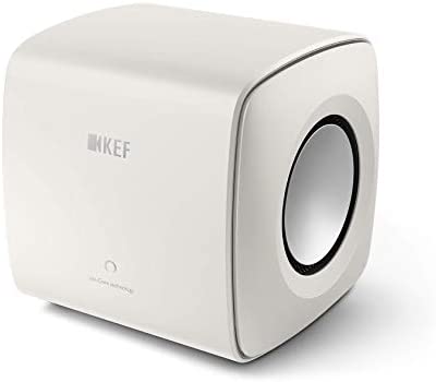 KEF KC62 - Uni-Core - Caisson de Basses Compact avec Suppression de Force - Blanc minéral - 1000 W Fiche Technique et Prix au Maroc