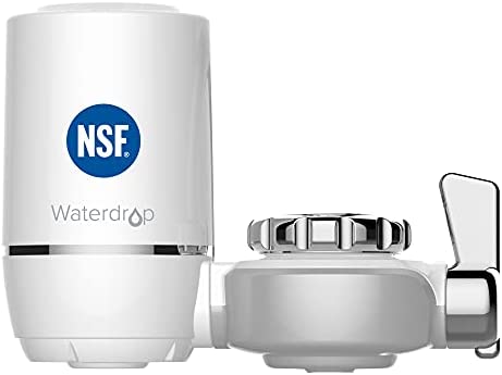 Waterdrop WD-FC-01 NSF Certifiée Filtre à Eau du Robinet, Système de Filtration ACF, Purificateur de l'eau de Longue Durée pour Cuisne, Réduit 94.42% de Chlore, Goût et Odeur (1 Filtre Inclus) Fiche Technique et Prix au Maroc