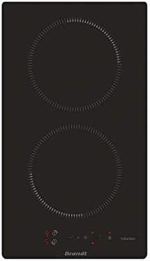 Brandt BPI6210B - Plaque Induction 2 feux - Plaque de cuisson Induction - Dimensions produit (LxP en cm) : 28.8/51 Fiche Technique et Prix au Maroc