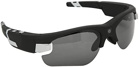 Fockety Lunettes de Caméra Intelligentes, Lunettes Vidéo HD 1080p avec Photo, Vidéo et Audio, 4 Lentilles Remplaçables, Lunettes de Soleil Portables pour Femmes/Hommes, Intérieur et Extérieur, Sports Fiche Technique et Prix au Maroc