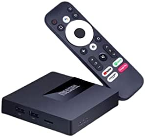 Boîtier Android TV Mecool KM7 certifié par Google | Android 11 | RAM 2 Go et ROM 16 Go | Wi-Fi double bande 2,4 et 5 GHz | Commande vocale Hey Google et duplication d'écran Chromecast. Fiche Technique et Prix au Maroc