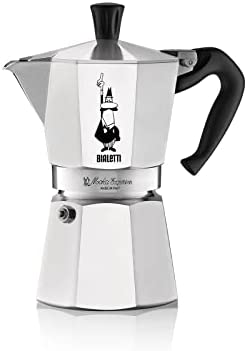 Bialetti - Moka Express: La Cafetière Expresso Iconique, Le Vrai Café Italien, Cafetière 9 tasses (420 Ml), Aluminium, Argenté Fiche Technique et Prix au Maroc