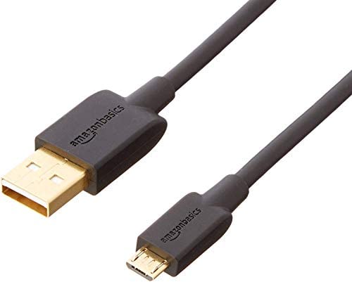 Amazon Basics Câble USB 2.0 A mâle vers micro B (1 lot), 90 cm, Noir Fiche Technique et Prix au Maroc