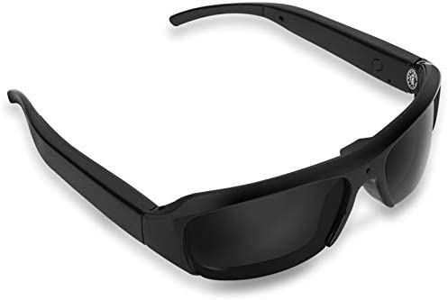 Caméra de Lunettes 1080p HD, Mini caméra de caméscope vidéo USB de Sports de Plein air Rechargeable Carte de TF 32 Go Max pour Le vélo, Le Ski Fiche Technique et Prix au Maroc