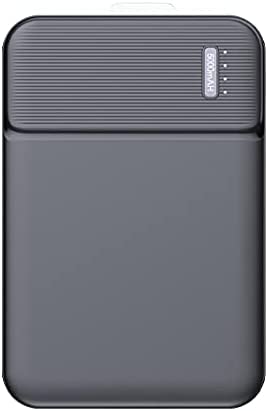 APM 572000 - Powerbank Batterie Externe Type-C 5000 MAh - Batterie Externe Portable - Batterie de Secours - 2 Entrées Micro-USB et Type-C - 1 Sortie USB - Batterie Lithium - Interrupteur - Noir Fiche Technique et Prix au Maroc