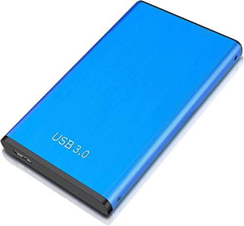 2 To External Disque dur USB 3.0 Portable HDD External 2000 Go Grand stockage pour photographes, contenu Creators, Gaming, 3 ans Warranty (2 To, bleue) Fiche Technique et Prix au Maroc