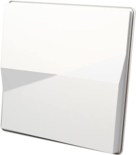 Selfsat H50M SELFSAT H50M single Flachantenne für den gleichzeitigen Empfang von Astra 19.2°E und Hotbird 13°E (für einen Teilnehmer) , Weiß Fiche Technique et Prix au Maroc