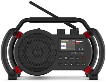 PerfectPro Radio de chantier NETBOX, radio Internet WiFi, DAB+ et FM, Bluetooth, entrée AUX et USB, chargeur inclus, IP64, NBX2 Fiche Technique et Prix au Maroc