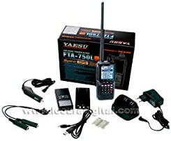 Yaesu FTA-750L Émetteur-récepteur bande Aerea 108-136, 200 canaux. GPS, VOR, ILS. Fiche Technique et Prix au Maroc