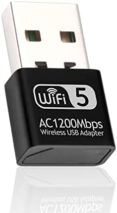 AC 1200Mbps Clé WiFi USB pour PC/Laptop/Desktop,Mini Adaptateur WiFi Puissante, USB 3.0 Double Bande, 2.4G / 5GHz, MU-MIMO, Compatible avec Windows 11/10/8.1/8/7/XP, Mac OS X-Installation Facile Fiche Technique et Prix au Maroc