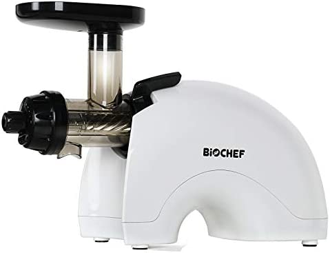 Extracteur de Jus BioChef Gemini Double Vis, Cold Press Juicer - Meilleur Extracteur de jus à Froid, Extraction Double Vis - Meilleur Rendement en Jus sans Pulpe - Herbe de Blé (Blanc) Fiche Technique et Prix au Maroc
