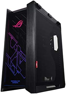 ASUS ROG Strix Helios RGB Boîtier PC gaming ATX/EATX, Panneaux bilatérales en verre trempé, structure en aluminium, support Carte Graphique, supports pour radiateurs jusqu'à 420 mm et Aura Sync Fiche Technique et Prix au Maroc