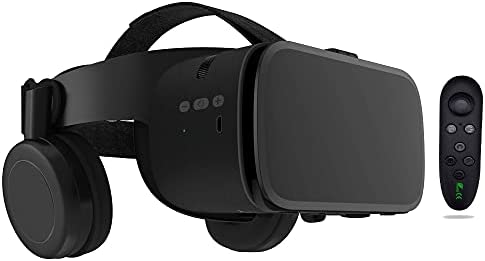 LONGLU VR Casque VR Bluetooth pour iPhone / Samsung... Lunettes de réalité virtuelle 3D avec télécommande sans Fil, Lunettes VR pour Films et Jeux compatibles pour téléphones Android / iOS (Noir) Fiche Technique et Prix au Maroc