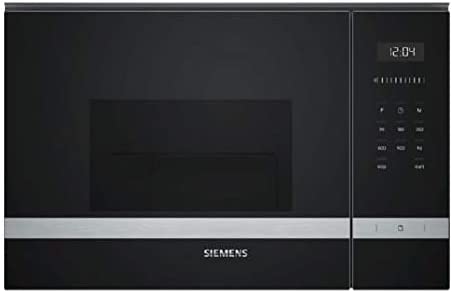 Micro ondes Encastrable Siemens BF555LMS0 - Micro-Ondes Intégrable Noir et inox - 25 litres - 900 W Fiche Technique et Prix au Maroc