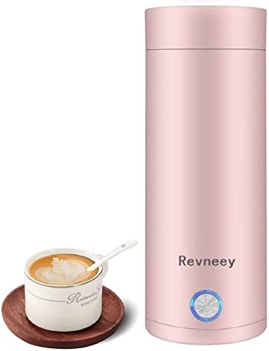 Bouilloire portable électrique de voyage 400 ml Mini bouilloire de camping, 5 minutes de cuisson rapide Théière en acier inoxydable pour la préparation du thé, du café lait de bébé Fiche Technique et Prix au Maroc