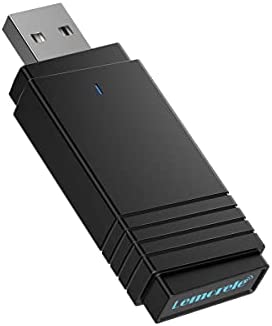 Lemorele Clé WiFi Bluetooth 5.0 Puissante 1200Mbps USB 3.0 Carte WiFi 802.11ac Adaptateur WiFi USB Double Bande 2.4GHz/300Mbps 5.8GHz/867Mbps 5dBi Antenne Compatible avec Windows, Mac OS, Linux Fiche Technique et Prix au Maroc
