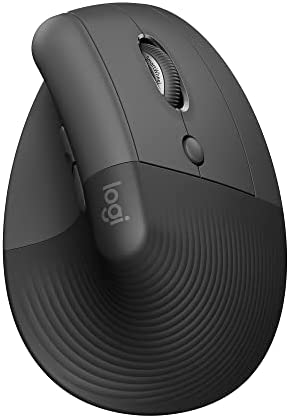 Logitech Lift Souris Ergonomique Verticale, Sans Fil, Bluetooth ou récepteur USB Logi Bolt, Silencieuse, 4 boutons, Compatible avec Windows/macOS/iPadOS, Ordinateur Portable, PC - Graphite Fiche Technique et Prix au Maroc