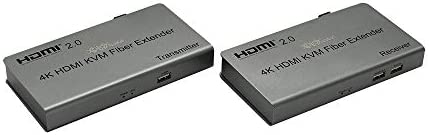 XOLORspace HT009 Rallonge KVM non compressée 4K 60 Hz 4:4:4 HDR HDMI KVM sur fibre optique 300 m Fiche Technique et Prix au Maroc