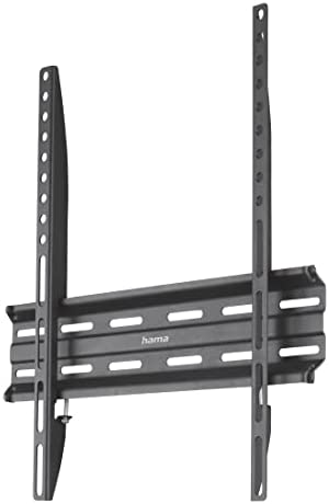 Hama Support Mural TV FIX pour TV écran entre 81 cm et 165 cm (32" à 65"), VESA 400 x 400, jusqu'à 35 kg de charge supportée, Noir Fiche Technique et Prix au Maroc
