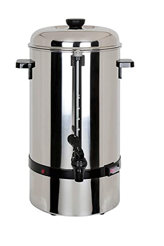 L2G - Percolateur 6,5 Litres - Cafetière à Filtre Permanent en Inox Chromé - 40 Tasses - Ø225 mm x H.478 mm Fiche Technique et Prix au Maroc