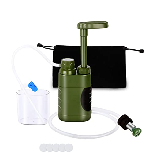 Filtre Eau Survie, Filtre à Eau Portable,Filtre à Eau Extérieur Système,Purificateur D'eau Survie,3000 ML,Paille Filtrante,avec boussole,pour Randonnée, Camping, Situation d’Urgence Enlève Bactéries Fiche Technique et Prix au Maroc