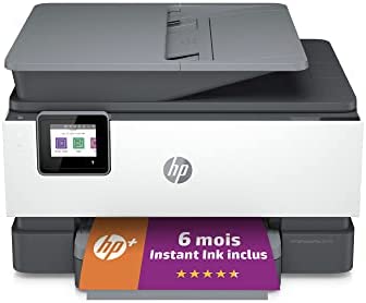 HP OfficeJet Pro 9012e Imprimante tout-en-un Jet d'encre couleur - 6 mois d'Instant ink inclus avec HP+ (A4 Copie Chargeur de documents Scan recto verso Fax USB Wifi Bac grande capacité 250 feuilles) Fiche Technique et Prix au Maroc