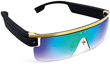 CNGY Lunettes intelligentes HD pour sports de plein air, vidéos, caméra Bluetooth, téléphone portable, caméra intelligente, lunettes de soleil pour sports de plein air, équitation, pêche (bleu) Fiche Technique et Prix au Maroc