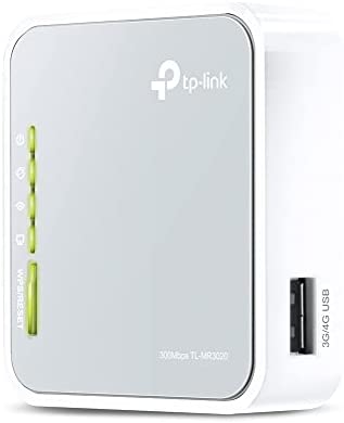 TP-Link Routeur 150Mbps Wi-Fi N, 1 Port USB 2.0, 1 Port Ethernet, Port USB pour clé 3G/4G (TL-MR3020) Fiche Technique et Prix au Maroc