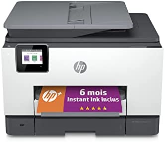 HP OfficeJet Pro 9022e Imprimante tout-en-un Jet d'encre couleur - 6 mois d’Instant ink inclus avec HP+ (A4 Copie Chargeur de documents Scan recto verso Wifi Double bac grande capacité 500 feuilles) Fiche Technique et Prix au Maroc