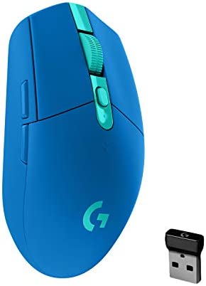 Logitech G305 Souris Gamer sans Fil, Capteur Gaming HERO, 12 000 PPP, Ultra-Léger, 6 Boutons Programmables, Batterie Longue Durée, Mémoire Intégrée, Compatible avec PC/Mac - Bleu Fiche Technique et Prix au Maroc