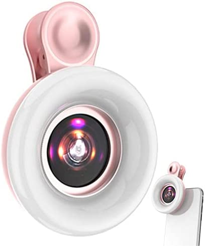 bokelot Objectif Macro pour téléphone,Flash de Remplissage Macro avec Mini Clip | Objectif de caméra HD avec LED, lumière Flash dimmable pour Smartphone, Selfie, Live, Lampe, VLOG Fiche Technique et Prix au Maroc