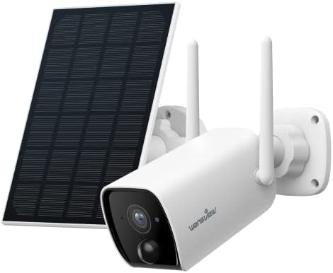 wansview 2K Camera Surveillance WiFi Exterieure sans Fil Batterie - Panneau Solaire, Camera Exterieur, Alerte instantanée PIR, Sirène, Vision Nocturne, Audio Bidirectionnel, Alexa B4 Fiche Technique et Prix au Maroc