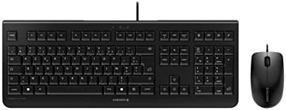 CHERRY DC 2000, ensemble clavier et souris filaire, disposition française, clavier AZERTY, Blue Angel, homologation GS, noir Fiche Technique et Prix au Maroc