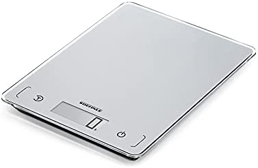 Soehnle Page Comfort 100, argent, balance de cuisine numérique multifonctions compacte & élégante, balance alimentaire de haute précision, pèse aliment jusqu'à 5 kg, précision 1 g, grand écran LCD Fiche Technique et Prix au Maroc