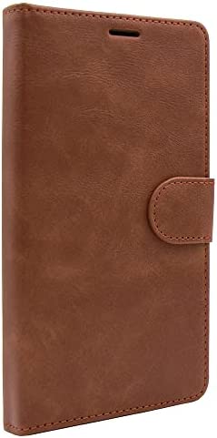 Coque Compatible avec MICROMAX Canvas Infinity Life Portefeuille Universelle Housse avec Languette Etui Pochette en Cuir - Marron Fiche Technique et Prix au Maroc
