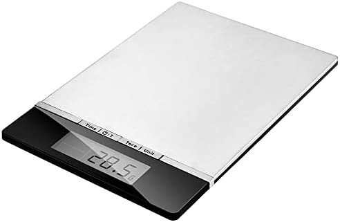 Venga! Balance de Cuisine de Précision, jusqu'à 5kg, Plateau en Acier Inoxydable, avec Capteur de Température et Horloge, Noir/Inox, VG EKS 3000 Fiche Technique et Prix au Maroc