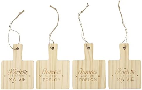 COOK CONCEPT KU6536 Repose Poelon A Raclette en Bois X4 Cuisine Cuisson Specifique Plaque Rechaud Plancha Barbecue, Pin Fiche Technique et Prix au Maroc