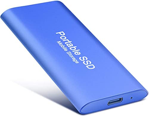 GRANDEE 16 To Portable SSD External Solid State Drive USB 3.1 Type-C External SSD Hard Drive 3-Year Warranty Reliable Storage for Gaming/Students/Professionals (16 To, Bleu) Fiche Technique et Prix au Maroc