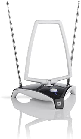 Antenne Full HDTV intérieure amplifiée de One For All avec d'Excellente Performance pour DVB-T TNT Numérique et Analogique TV Signaux - à 15km Range - avec Câble Coaxial - VHF/UHF - Gris - SV9360 Fiche Technique et Prix au Maroc