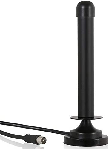 Wicked Chili Antenne DVBT2 Compatible avec Samsung, Xoro, SkyVison, Opticum, TechniSat, Freenet Antenne de réception TV HD (Forte réception DVB-T, DVB-T2, Base magnétique, câble coaxial, 3m) Noir Fiche Technique et Prix au Maroc