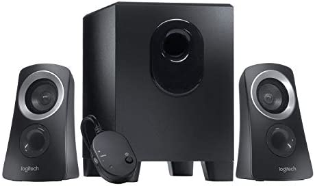 Logitech Z313 Système de Haut-Parleurs 2.1 avec Subwoofer, Son Riche, 50W en Puissance, Basses Puissantes, Entrée Audio 3,5 mm, Prise EU/France, PC/PS4/Xbox/TV/Smartphone/Tablette/Lecteur Noir Fiche Technique et Prix au Maroc