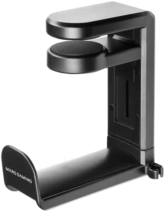 Mars Gaming MHH, support du casque d'écoute à pince, réglable, rotation sur 360º Fiche Technique et Prix au Maroc