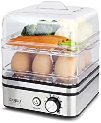 Caso Cuiseur à  Oeufs et Cuiseur Vapeur 2-en-1 ED10, Inox Fiche Technique et Prix au Maroc