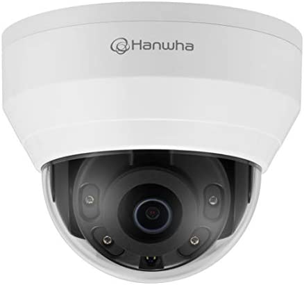 Hanwha QNV-8010R Vandalismusgeschützte 5MP-Full-HD réseau-IR-Domecaméra, 2,8mm Fiche Technique et Prix au Maroc