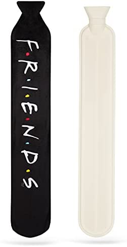 Friends Bouillotte Eau Chaude - Bouillotte Grand Format Longue 72 cm + Housse Polaire - Friends Serie TV Accessoires Officiels Fiche Technique et Prix au Maroc